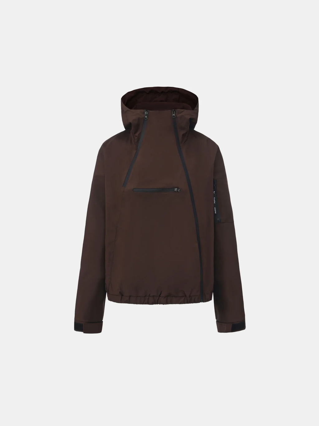 STM-TEX™ Short Asymmetric Zip Rain Hoodie
