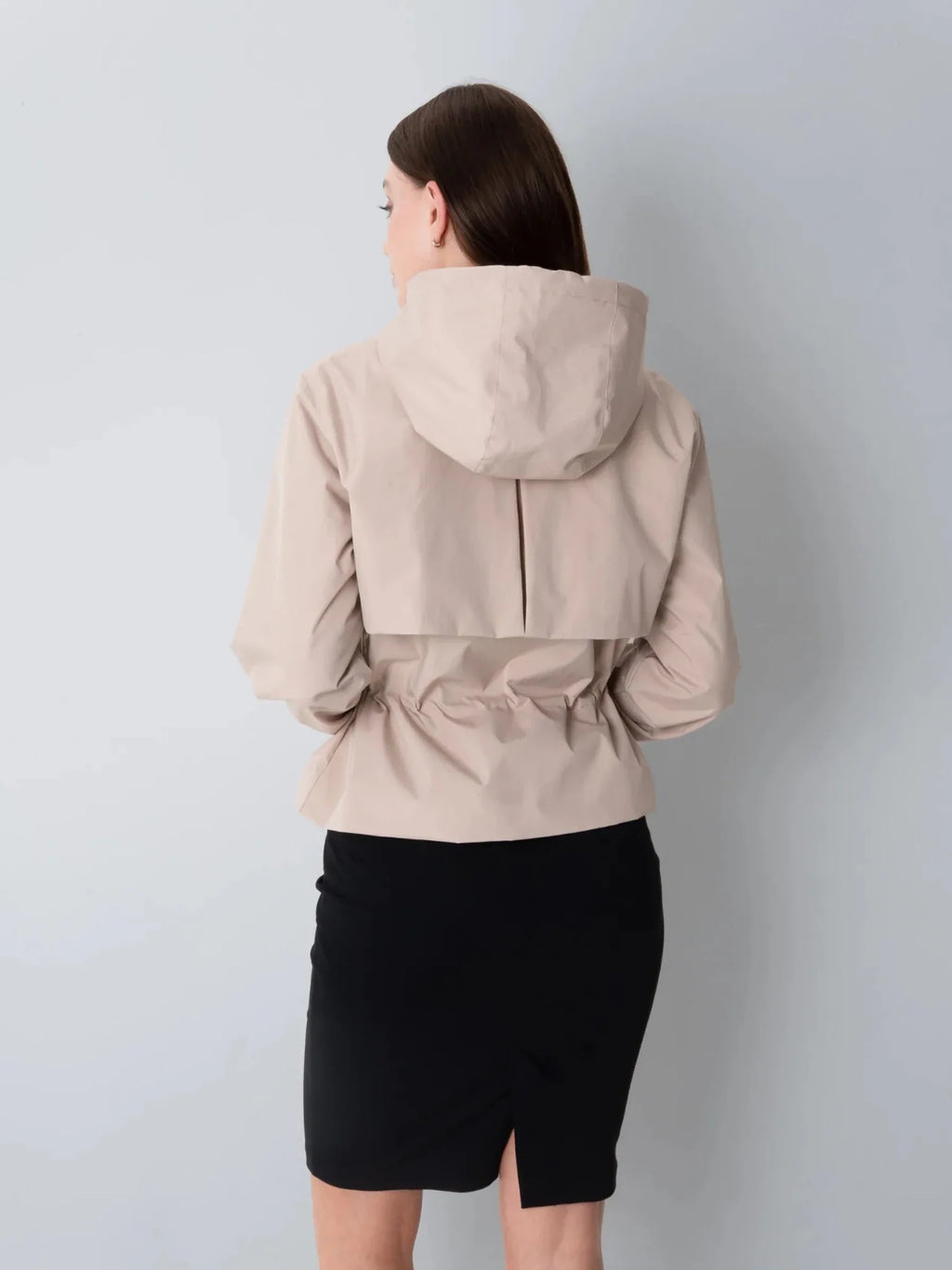 STM-TEX™ Short Drawstring Waist Rain Jacket