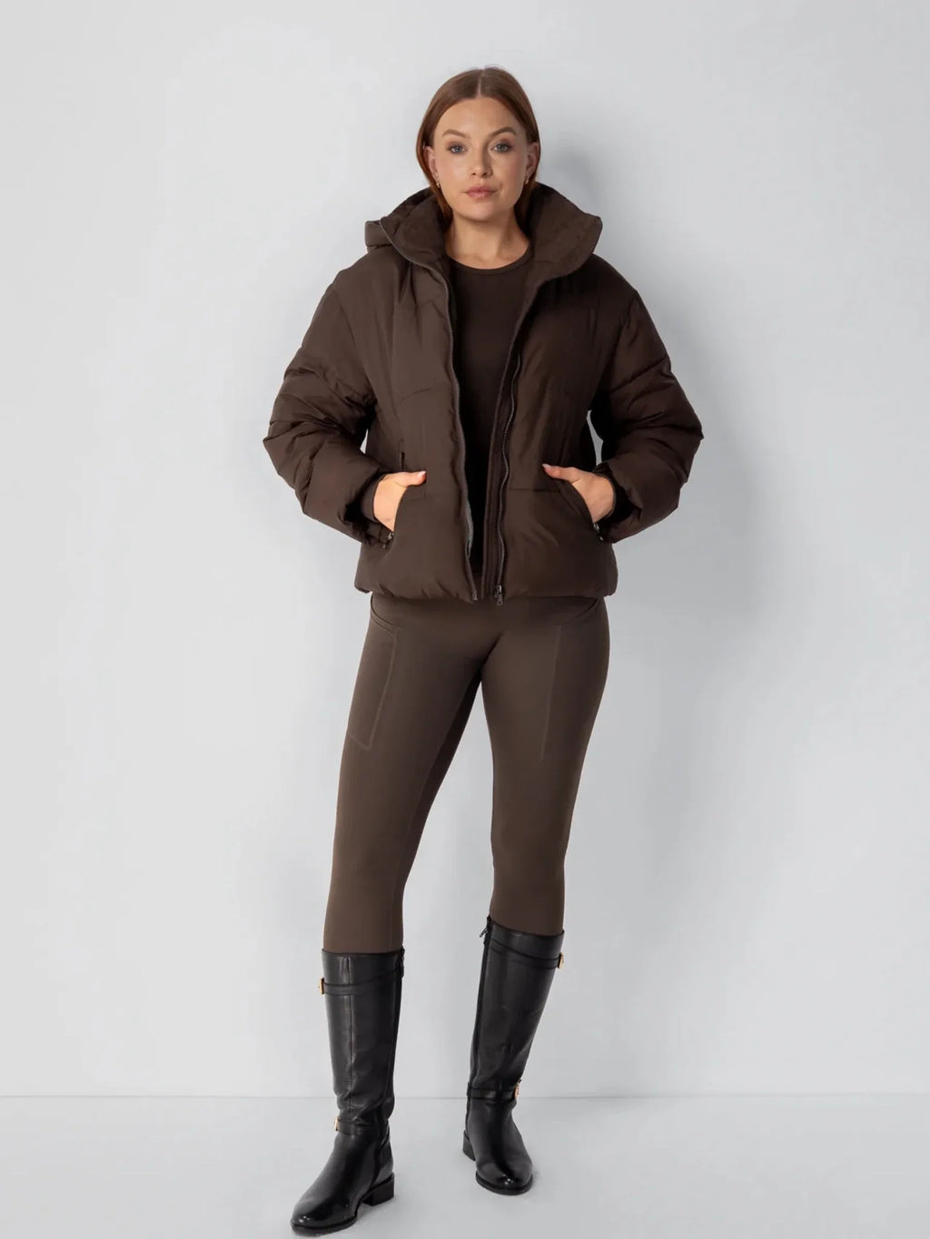 WarmCore™ Classic Short Detachable Hooded Puffer Jacket