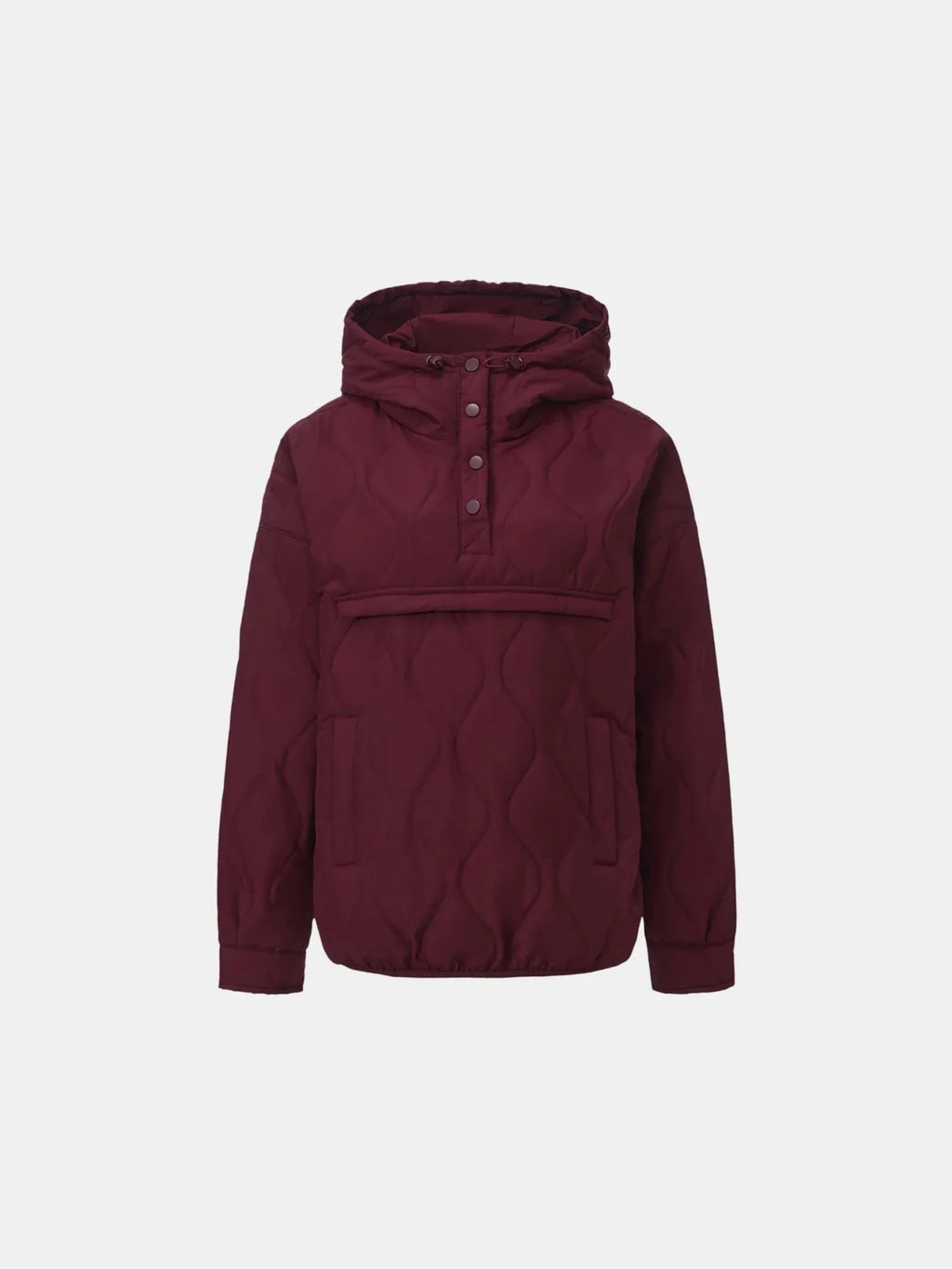 WarmCore™ Kangaroo Pocket Packable Quilted Puffer Hoodie