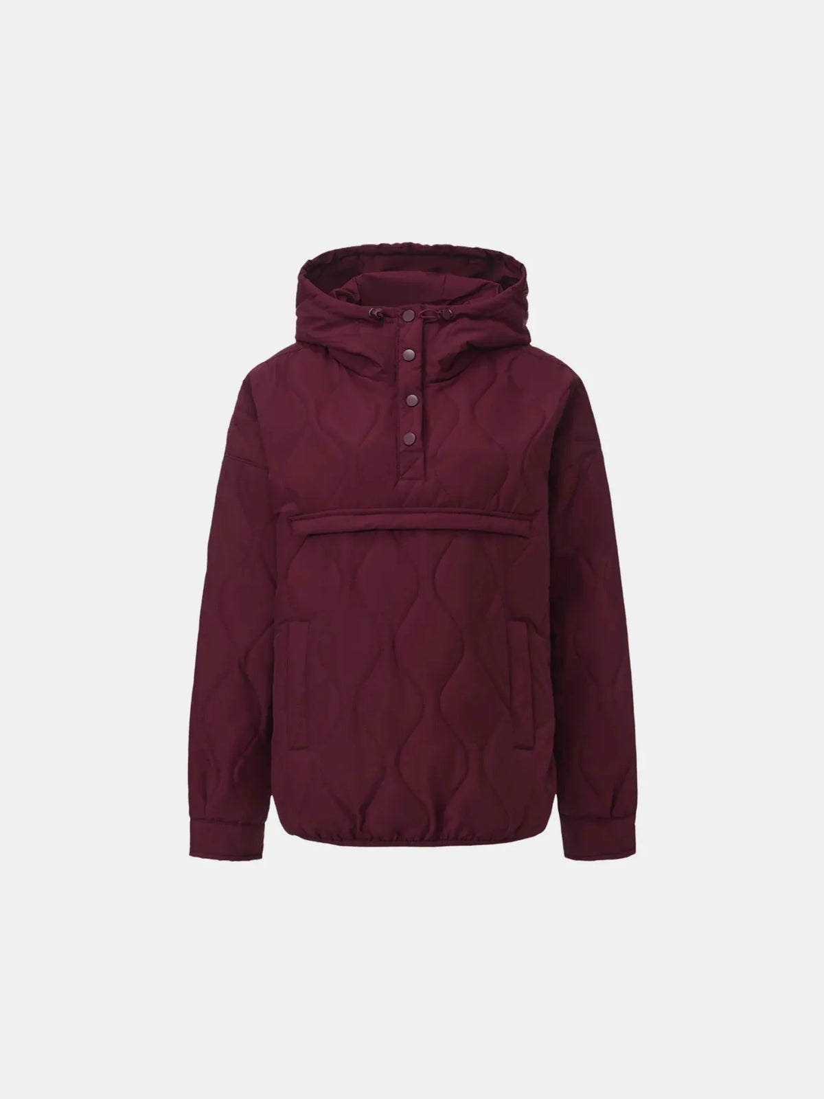WarmCore™ Kangaroo Pocket Packable Quilted Puffer Hoodie