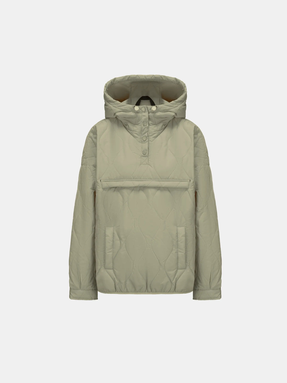 WarmCore™ Kangaroo Pocket Packable Quilted Puffer Hoodie