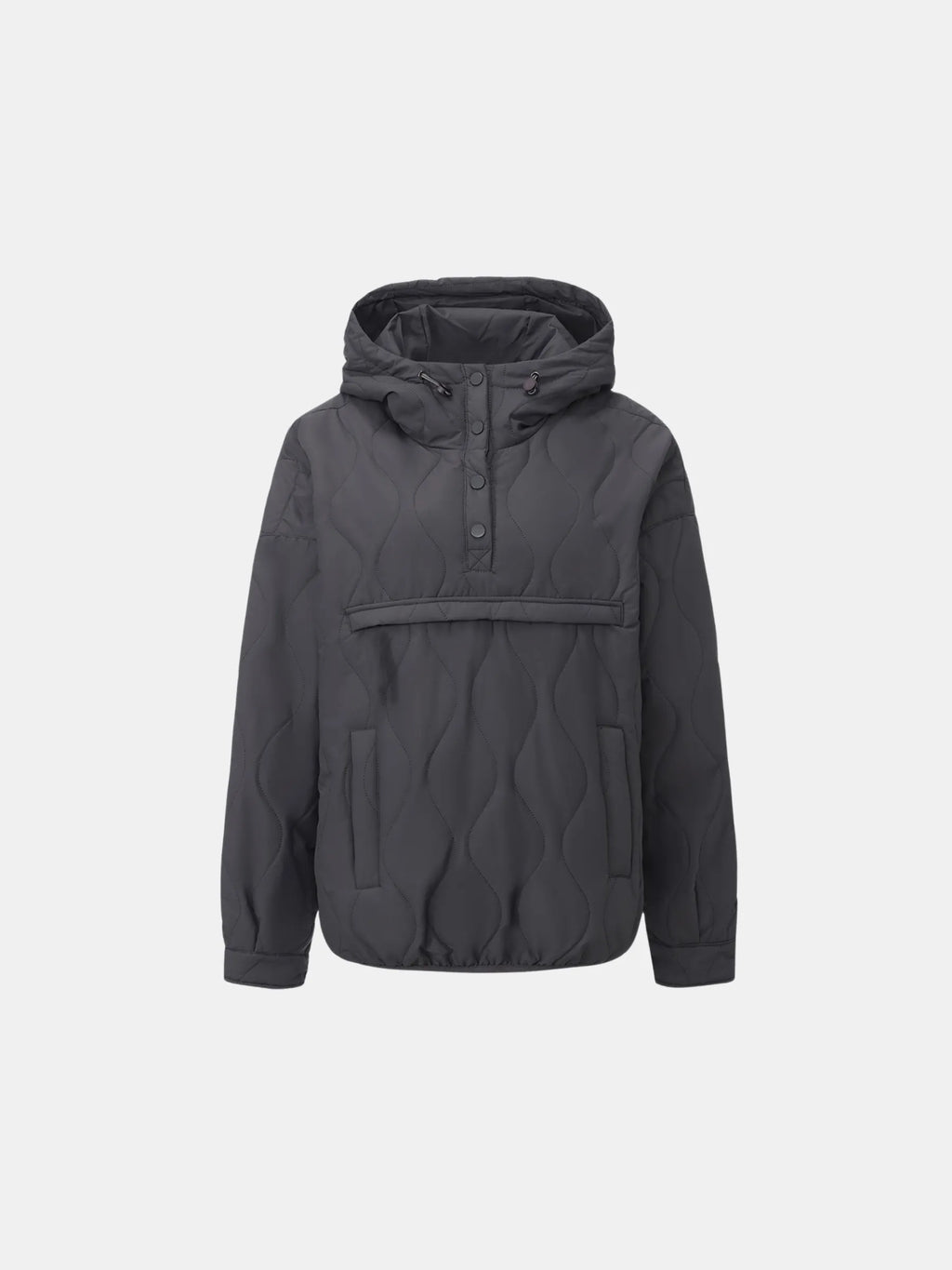 WarmCore™ Kangaroo Pocket Packable Quilted Puffer Hoodie