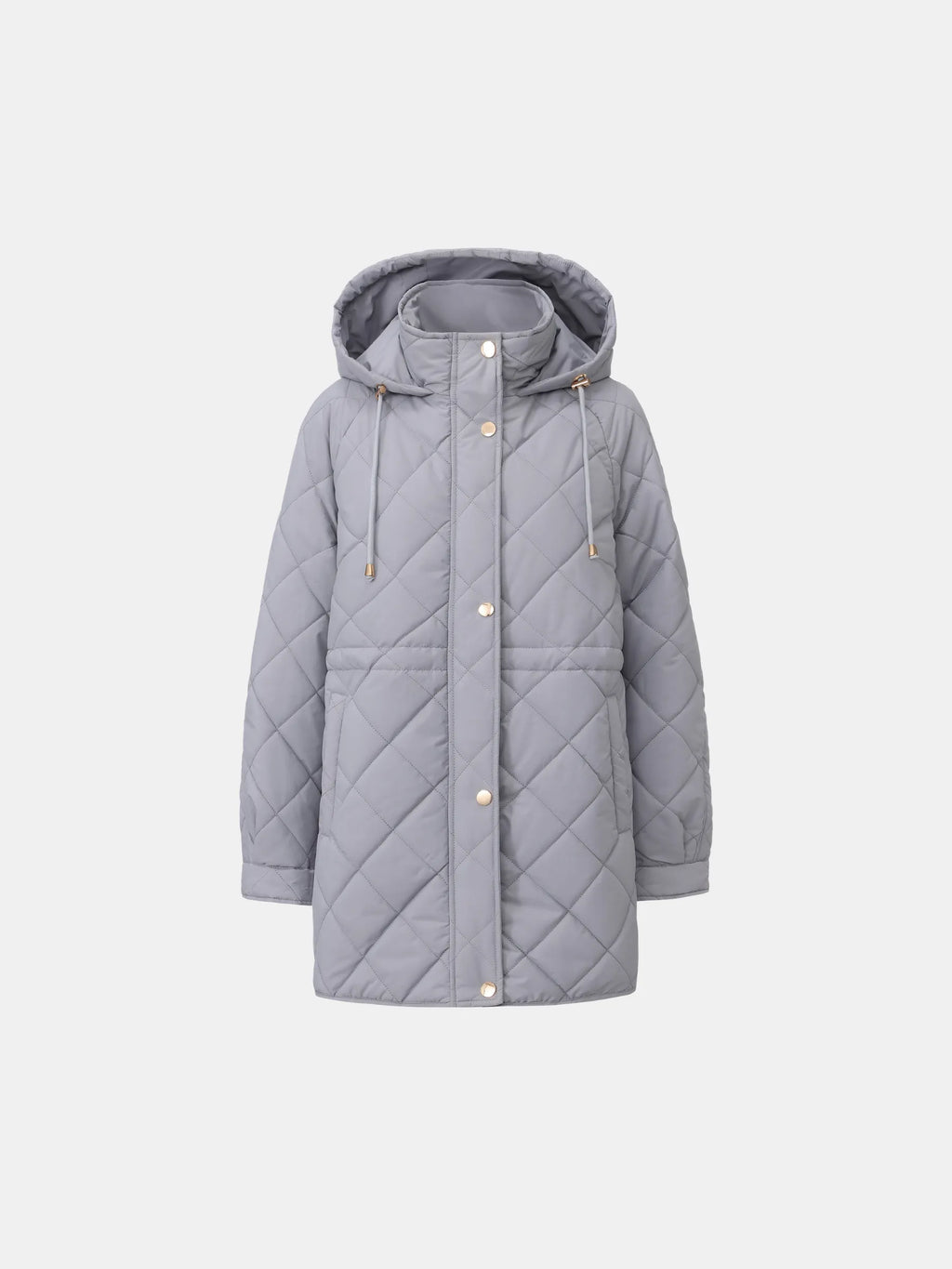 WarmCore™ Mid Length Diamond Quilted Puffer