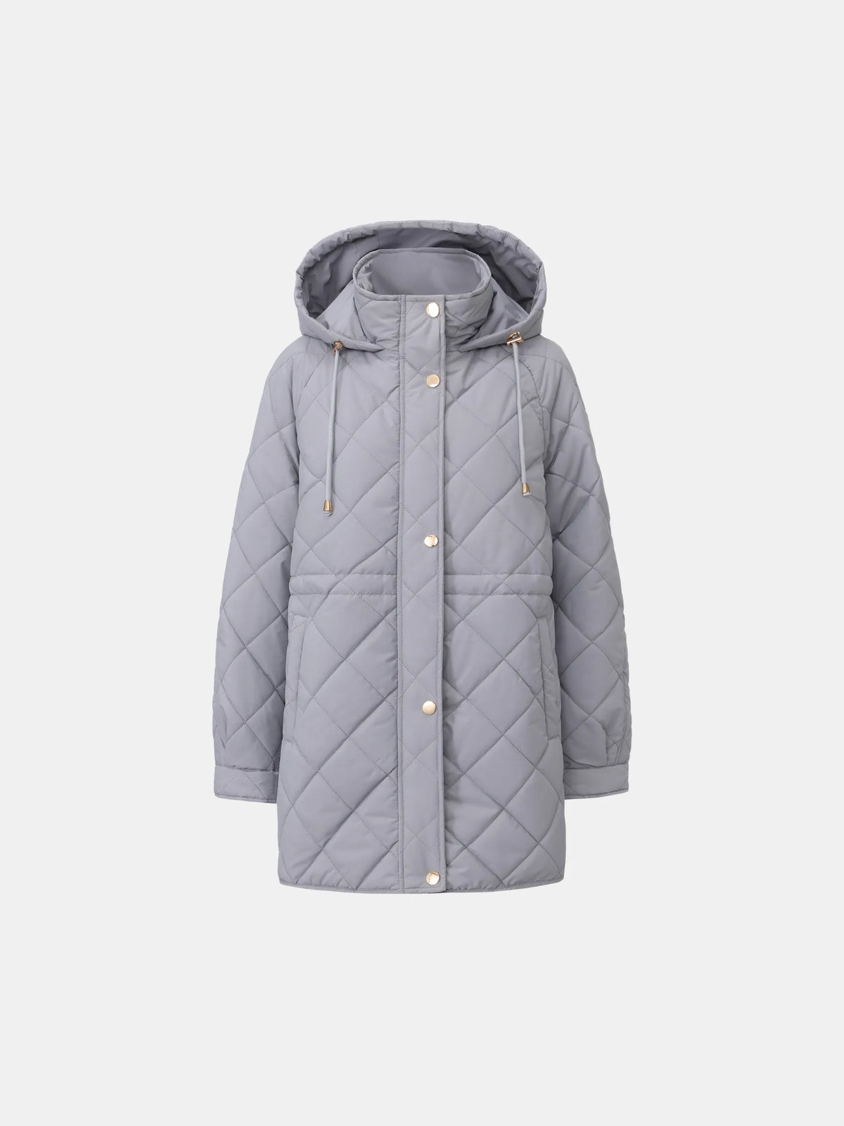 WarmCore™ Mid Length Diamond Quilted Puffer