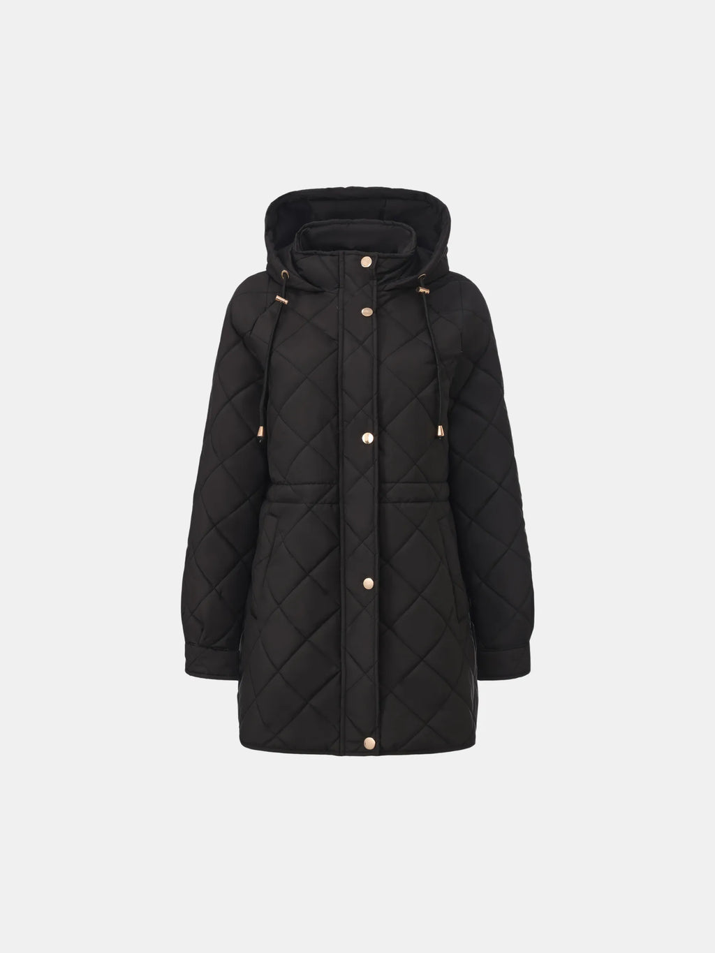 WarmCore™ Mid Length Diamond Quilted Puffer