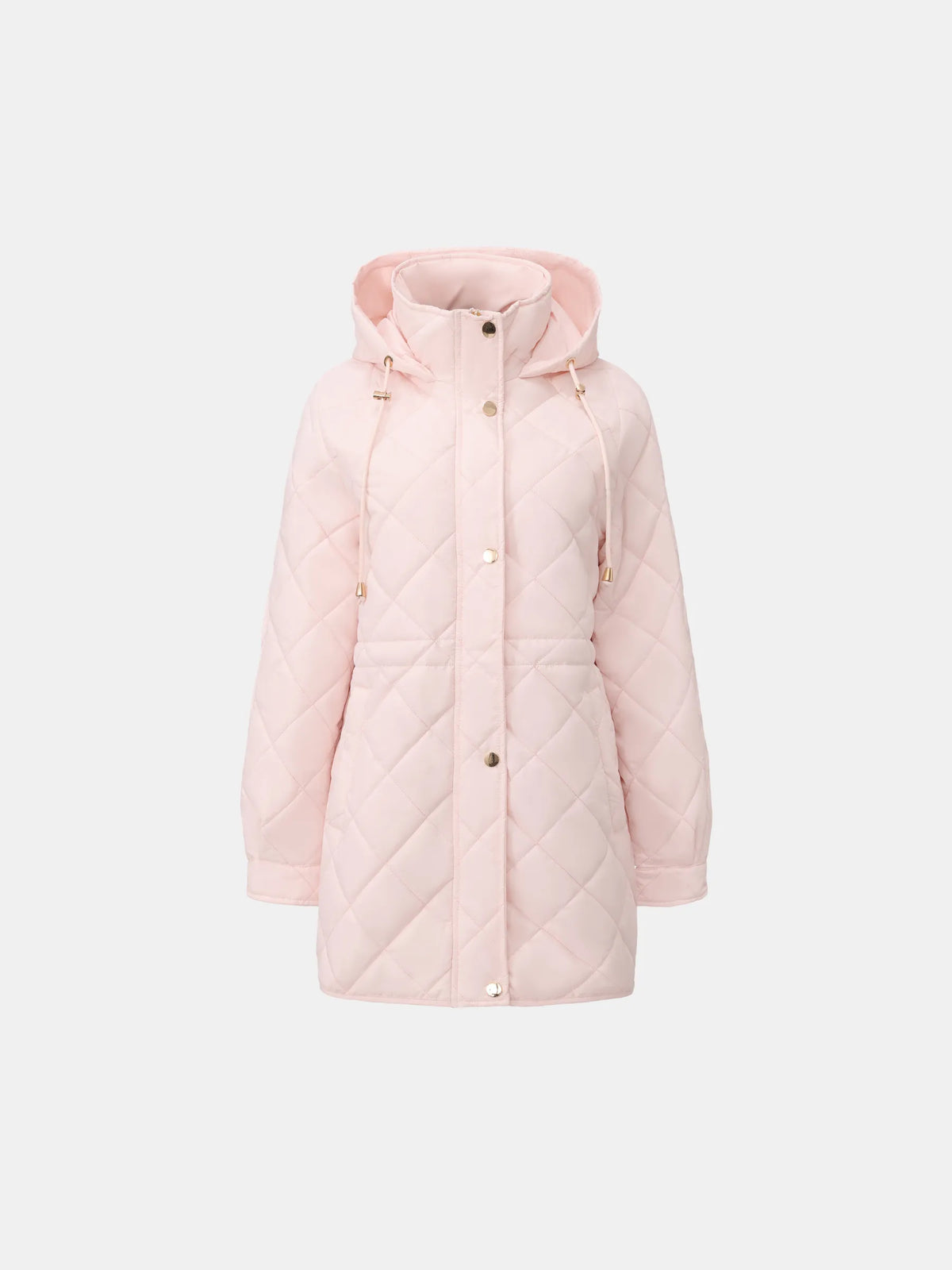 WarmCore™ Mid Length Diamond Quilted Puffer
