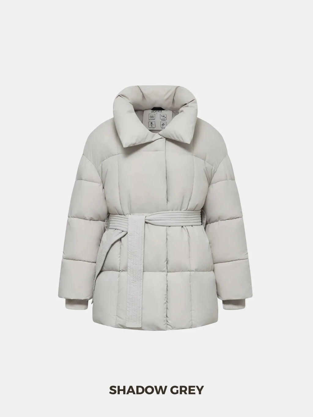 WarmCore™ Premium Mid Length Belted Puffer Jacket Women Casual Coat