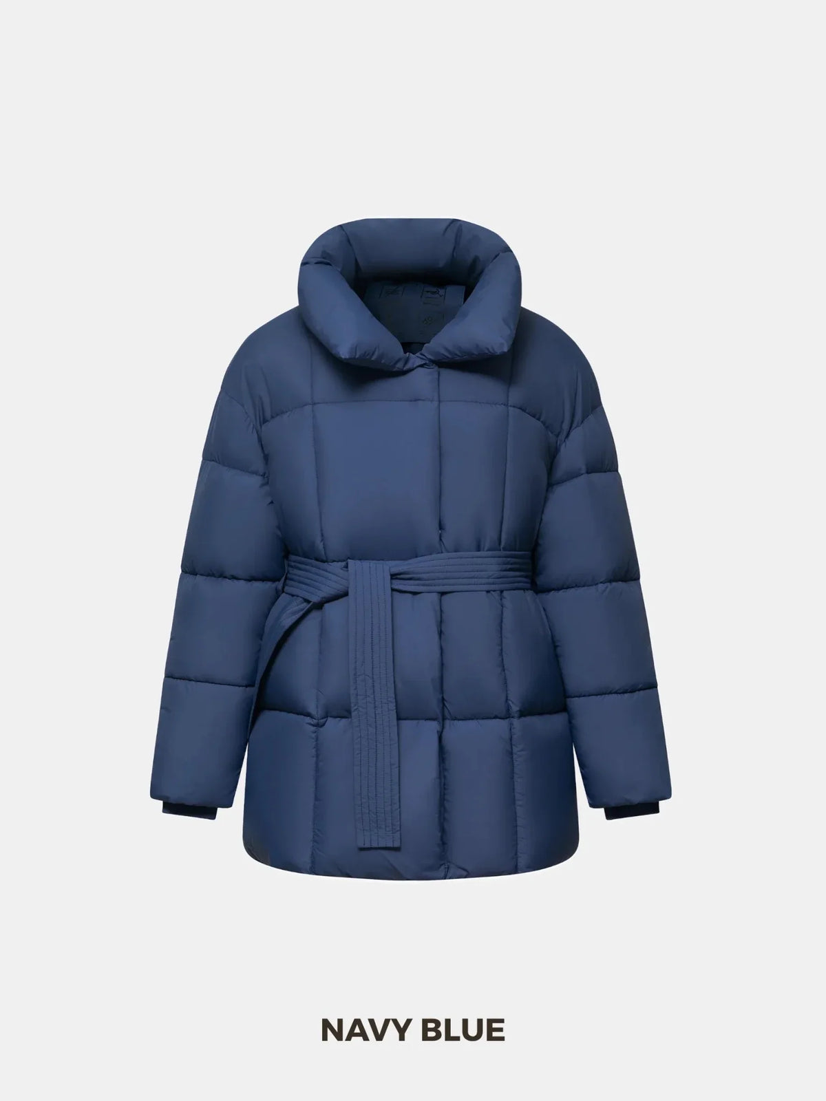 WarmCore™ Premium Mid Length Belted Puffer Jacket Women Casual Coat