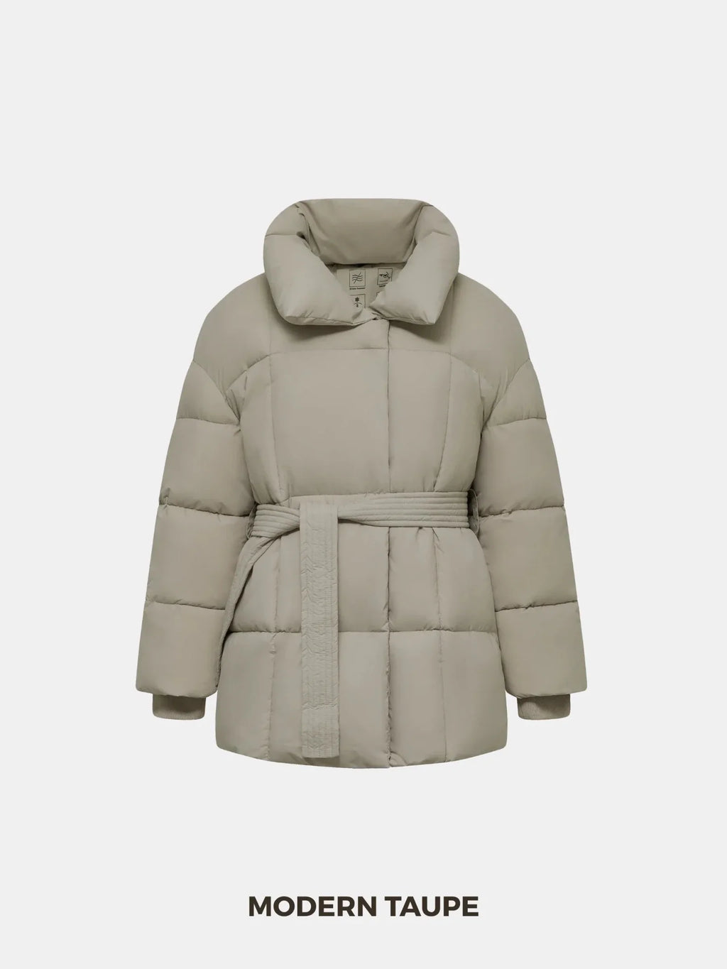 WarmCore™ Premium Mid Length Belted Puffer Jacket Women Casual Coat