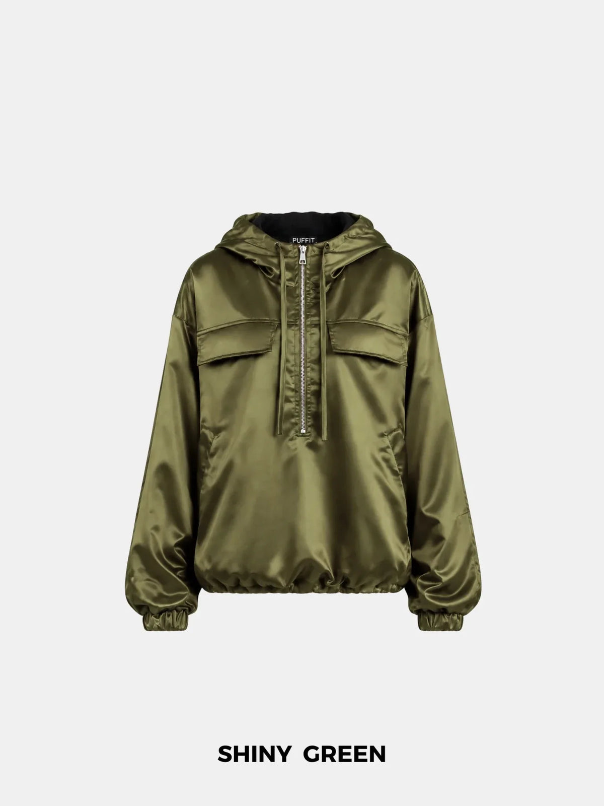 WarmCore™ Shiny Oversized Fleece Lined Hoodie